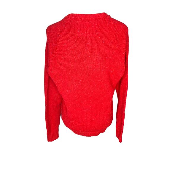 Urban Outfitters Men Red Crew Neck Long Sleeves Character Hero Xmas Sweater S - Picture 4 of 6